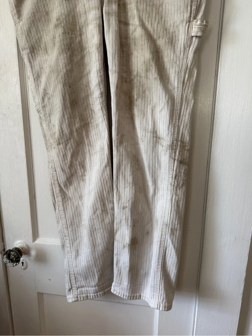 Men's Work Pants in Light Beige Old Navy size 32 x 30 ‘90s straight built flex
